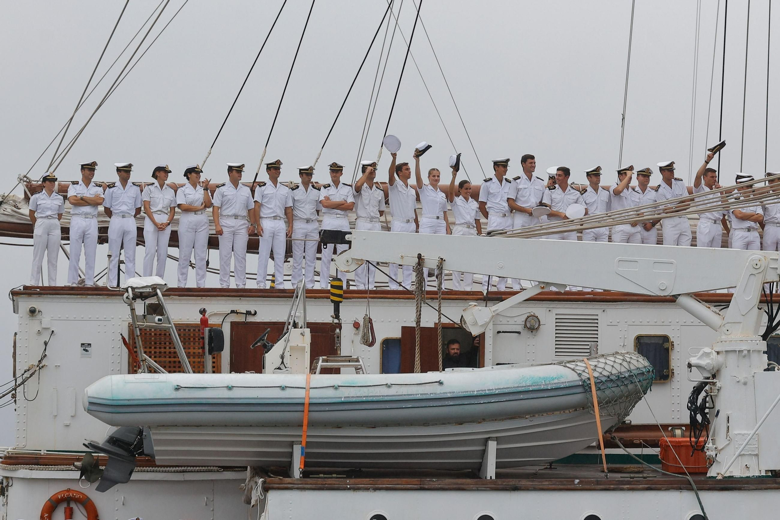 Así terminó el crucero de instrucción de la princesa Leonor en el 'Juan Sebastián de Elcano'