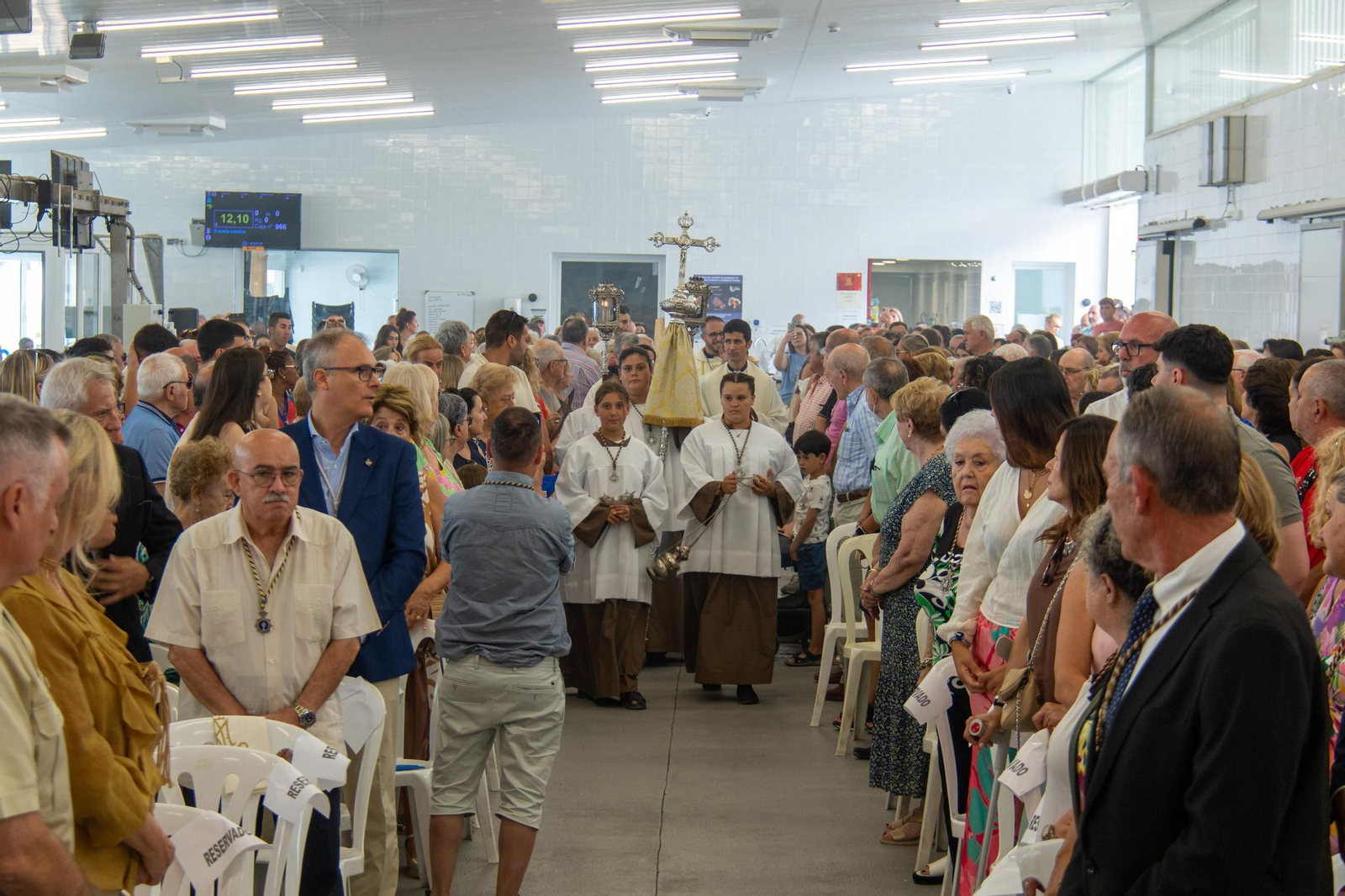 La Lonja de Motril acoge la tradicional misa en honor a la Virgen del Carmen La Lonja de Motril acoge la tradicional misa en honor a la Virgen del Carmen