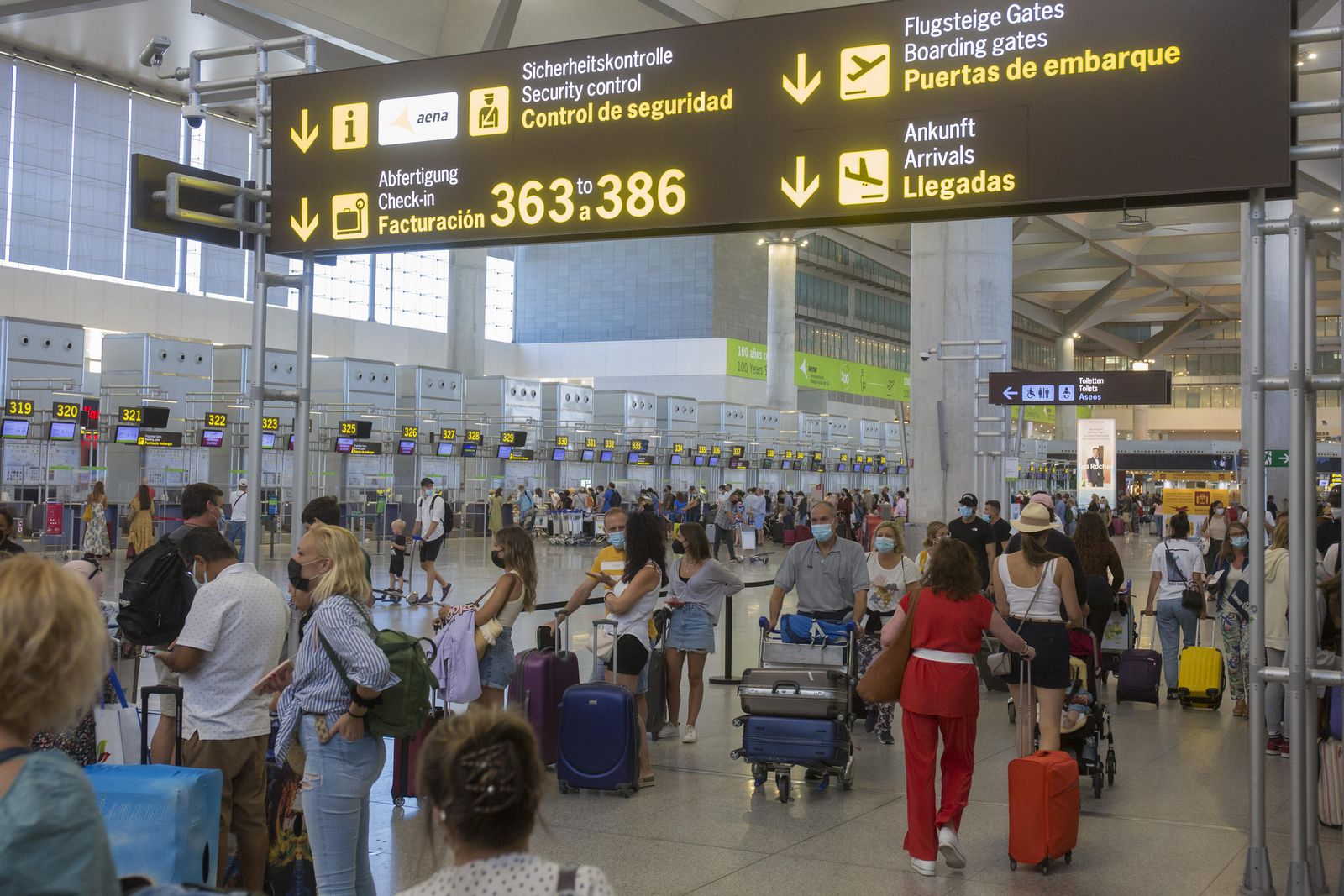 El aeropuerto de Málaga obtiene la máxima puntuación anti-Covid