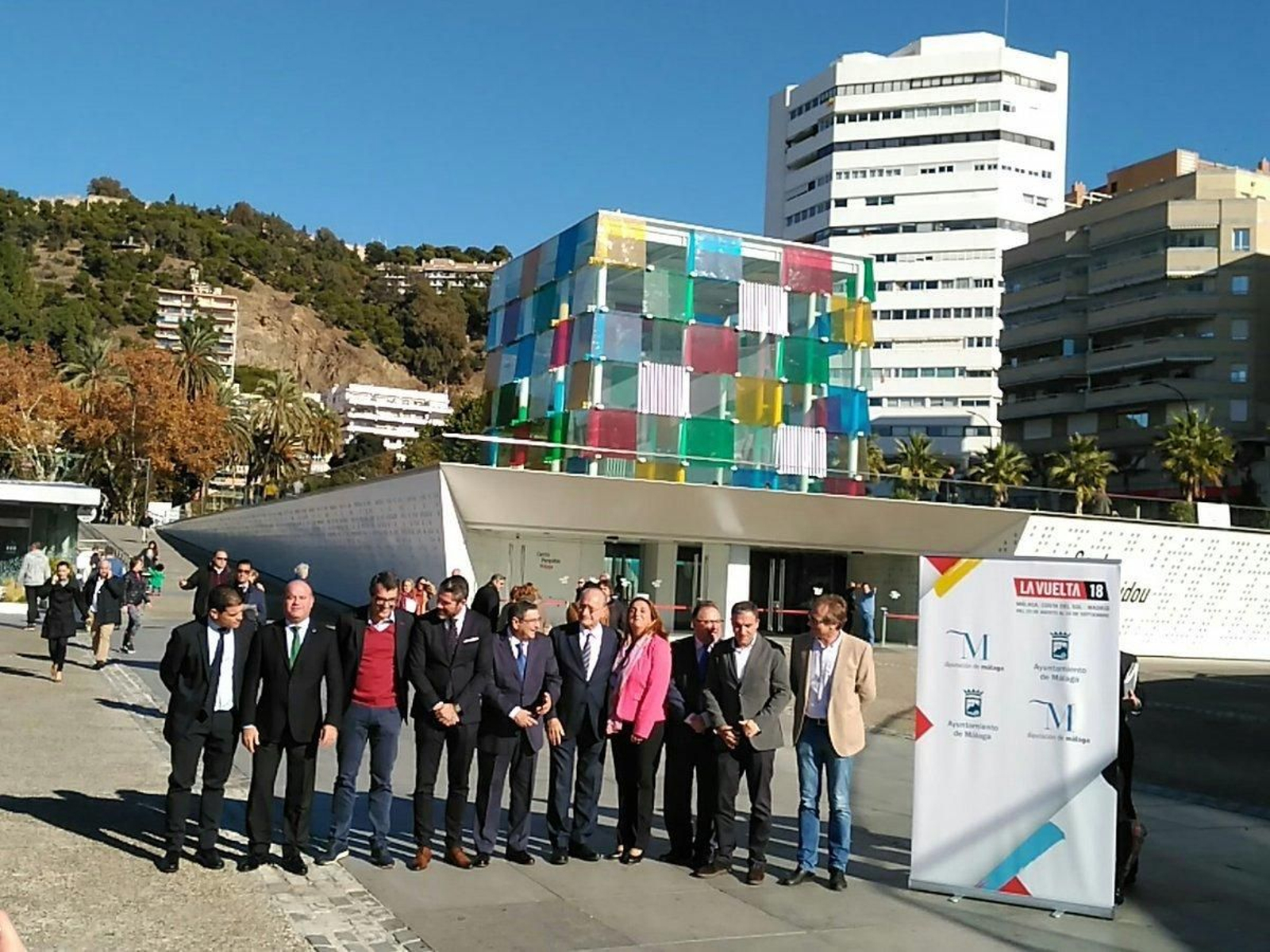Imagen de la presentación de la Vuelta 2018.