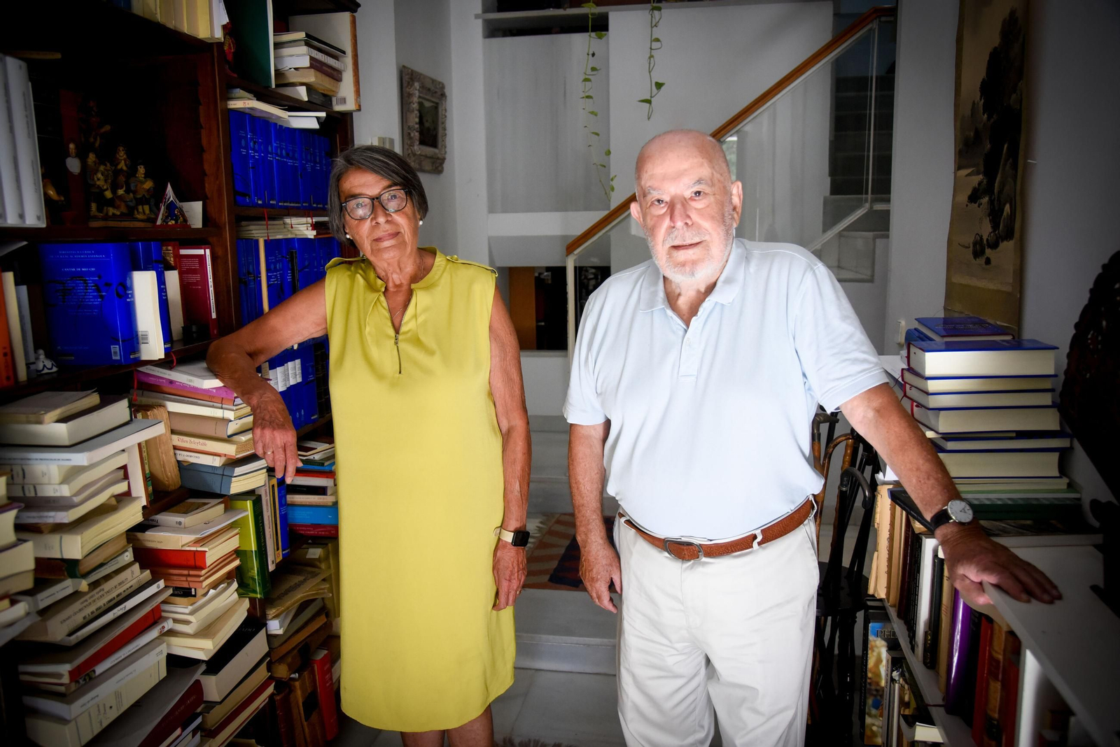 Galería gráfica: Consuelo Varela y Juan Gil, premiado con el premio Manuel Clavero