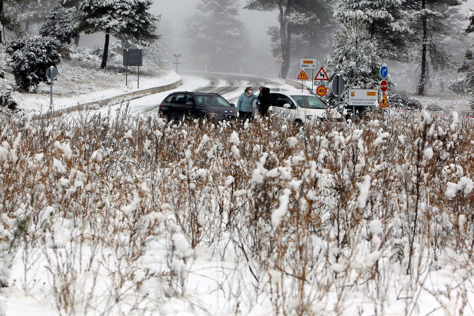 Las imágenes blancas que ha dejado la nieve en toda España