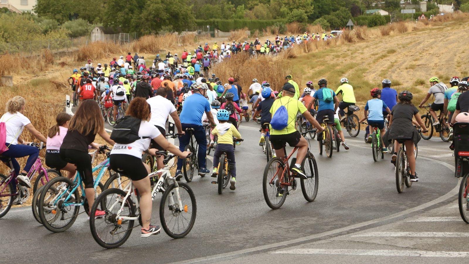 Participantes, en el recorrido.