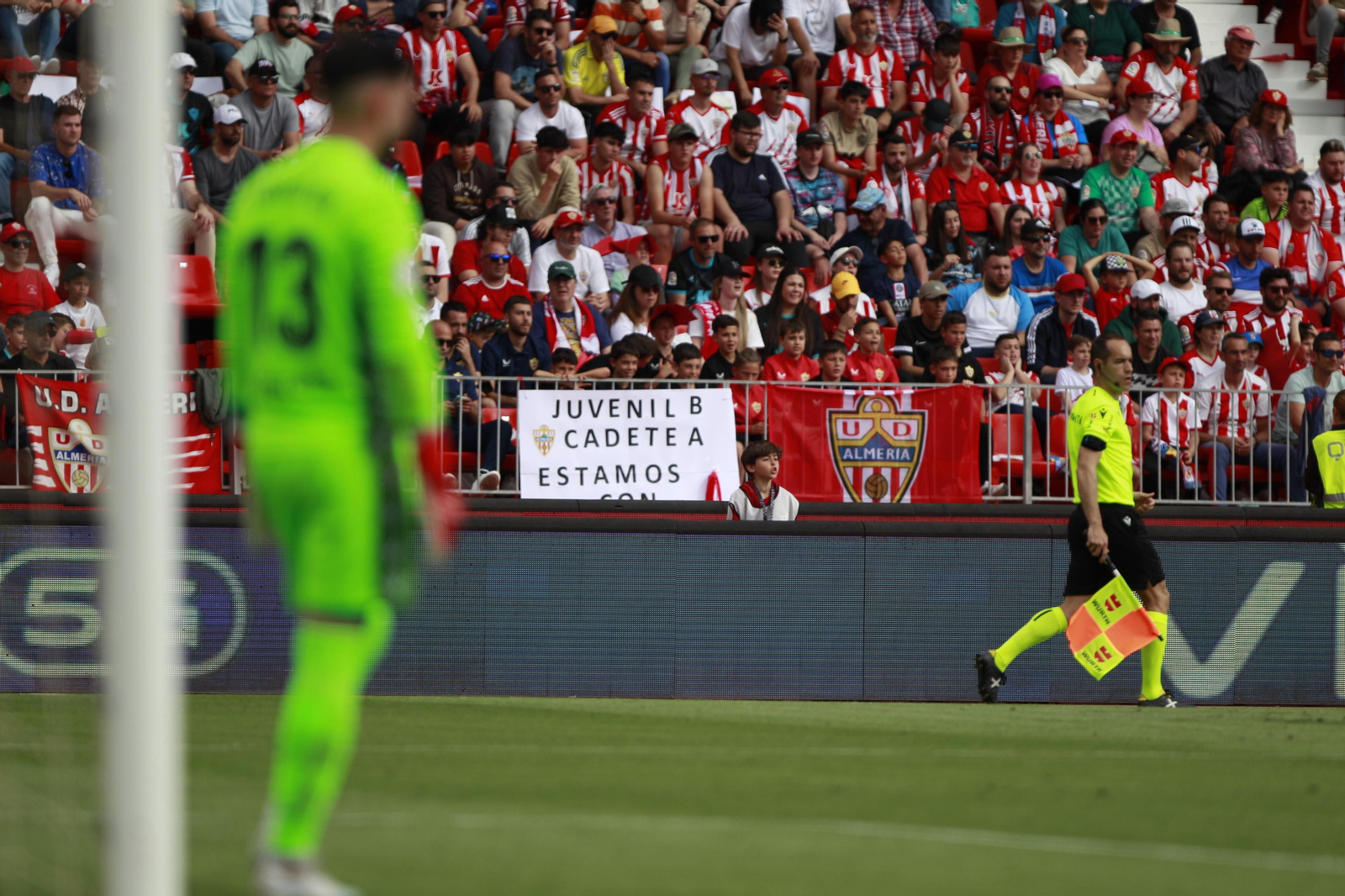 Imágenes del partido de la Liga Santander U.D. Almería-Cádiz C.F.