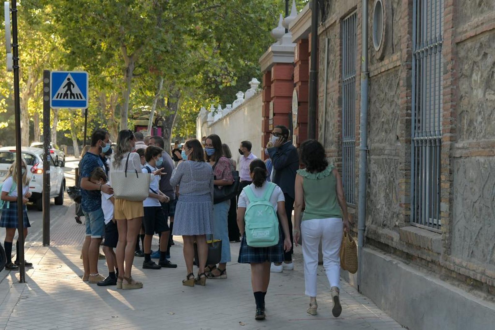 Fotos: así está siendo la vuelta al cole 2021 en Granada