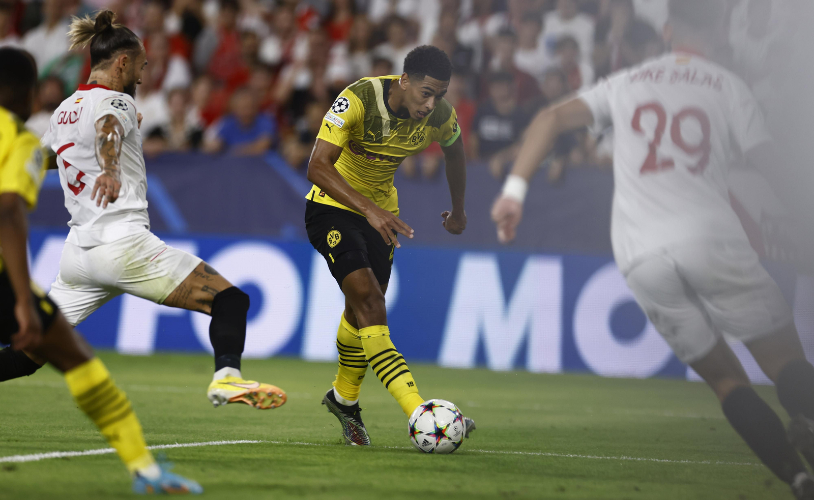 Las imágenes del Sevilla fc-Borussia