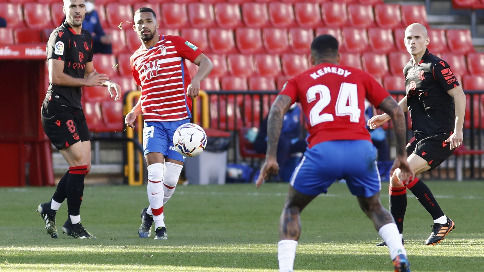 Yangel Herrera, ante la Real Sociedad