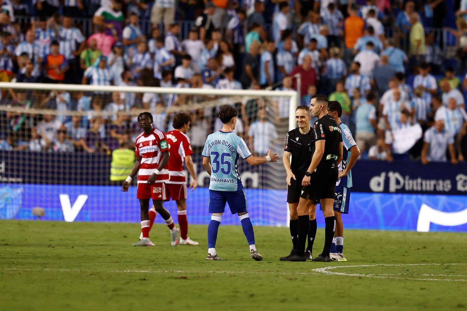 Lax Franco, al final del partido.