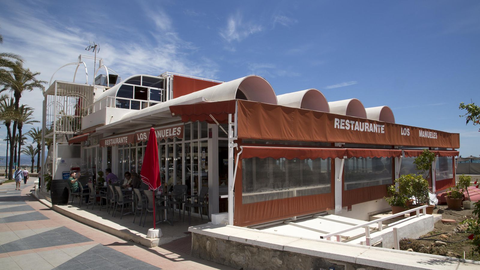 El exterior del chiringuito.