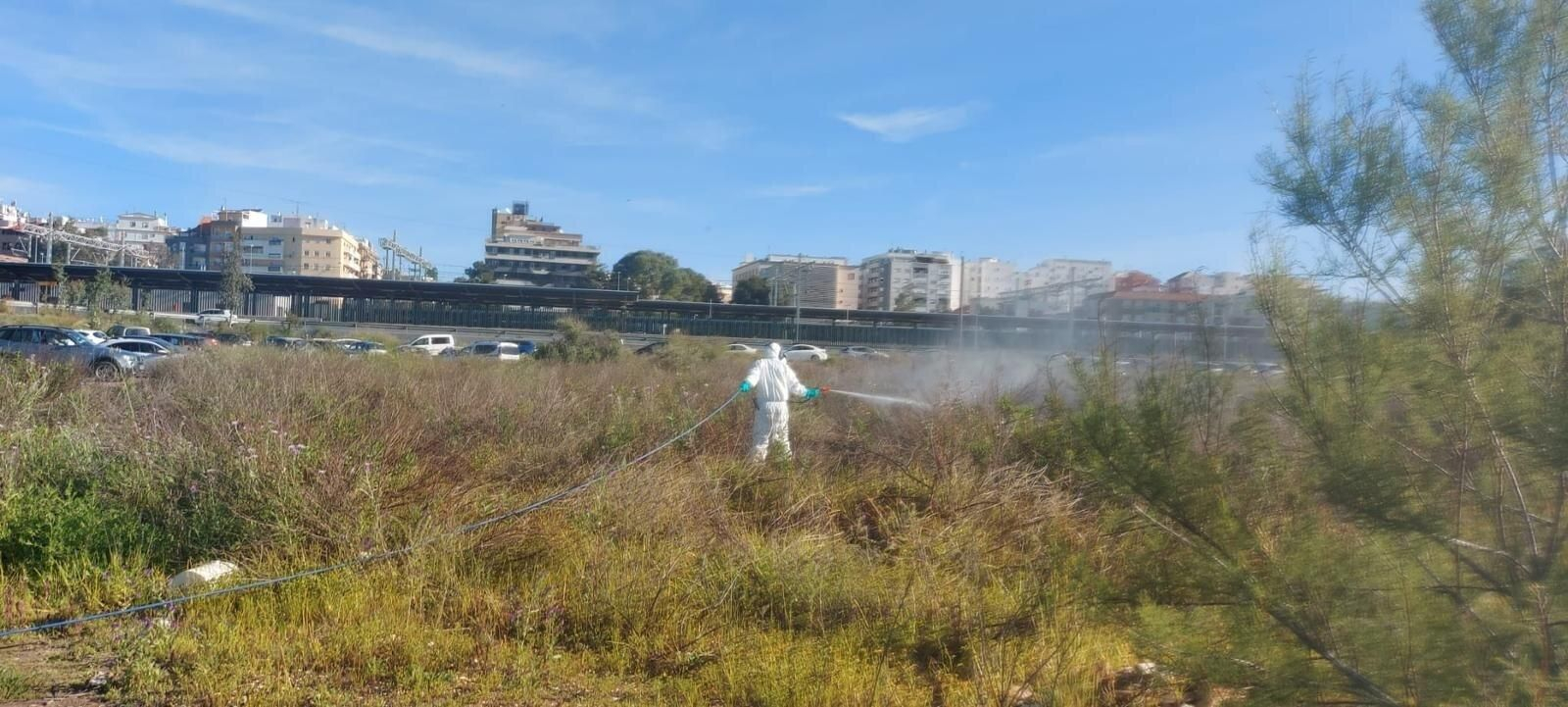Trabajos de fumigación