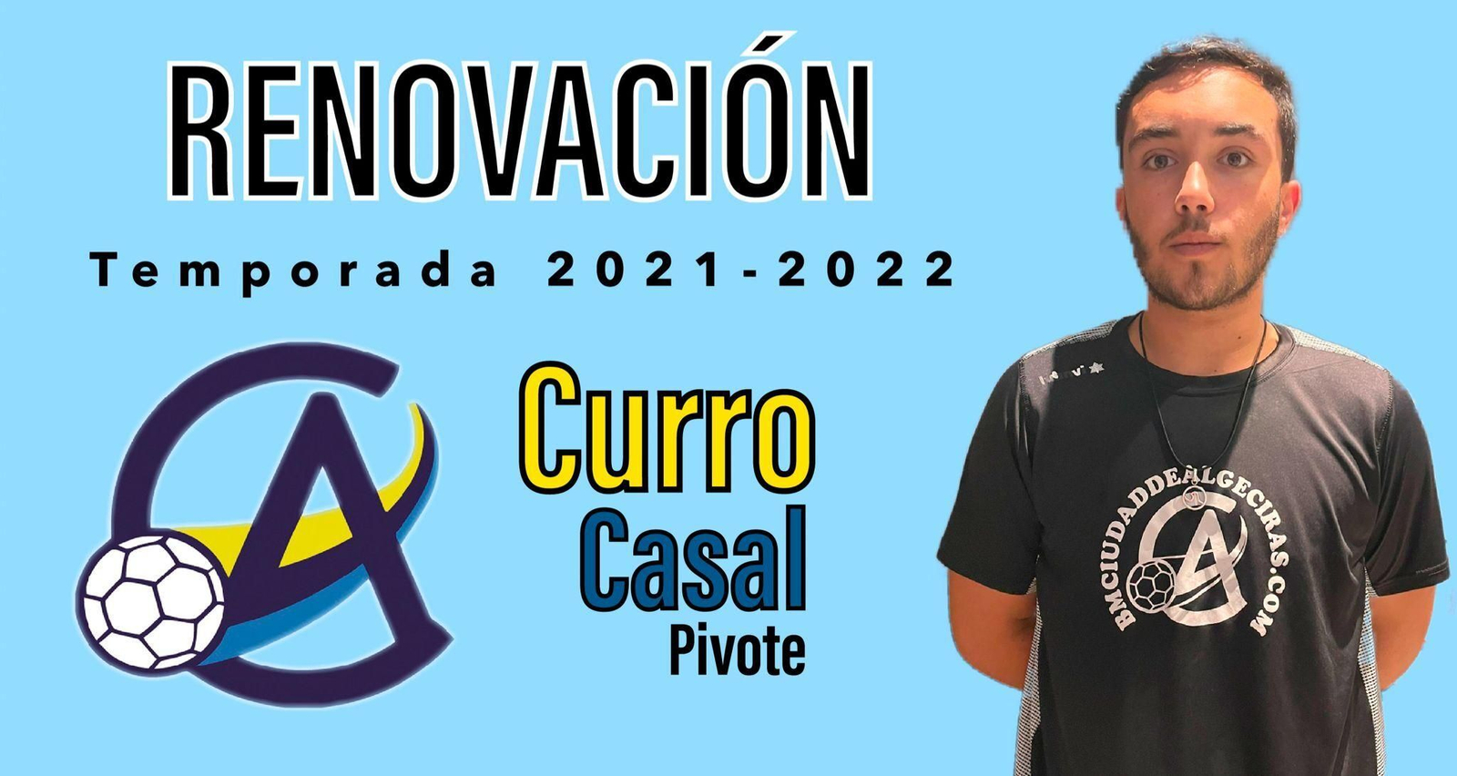 El anuncio de la renovación de Curro Casal