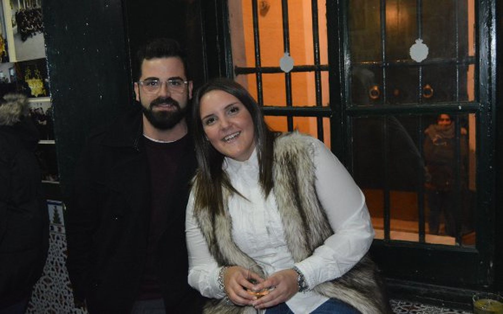 Jorge Rosado y Raquel Patrón estuvieron presentes en la quema.

Foto: Ignacio Casas de Ciria