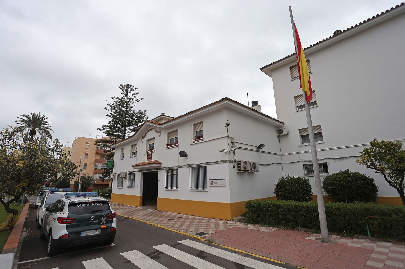 El cuartel de la Guardia Civil en Los Barrios, donde se registró la denuncia.
