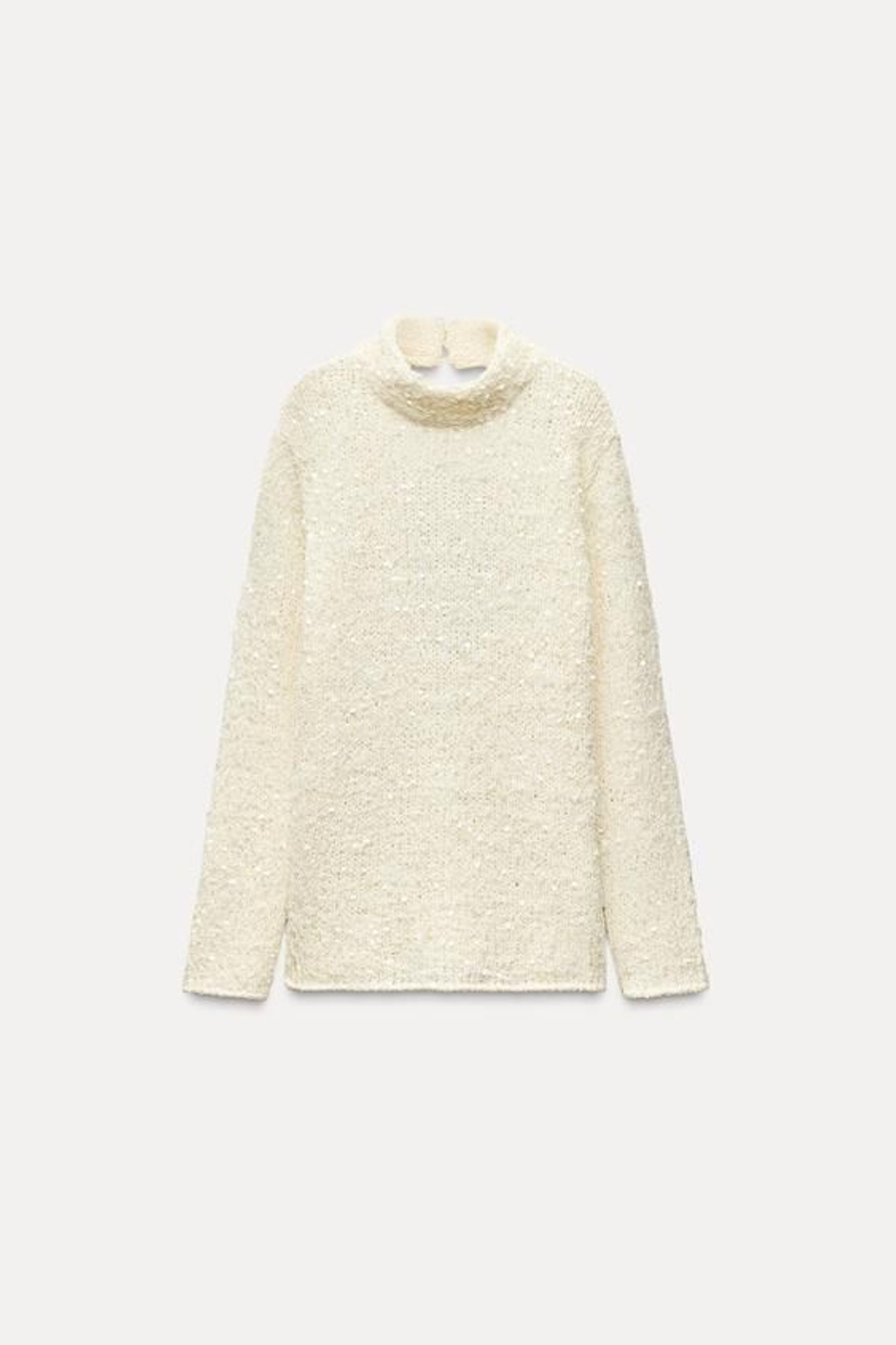 Jersey de lentejuelas de Zara.