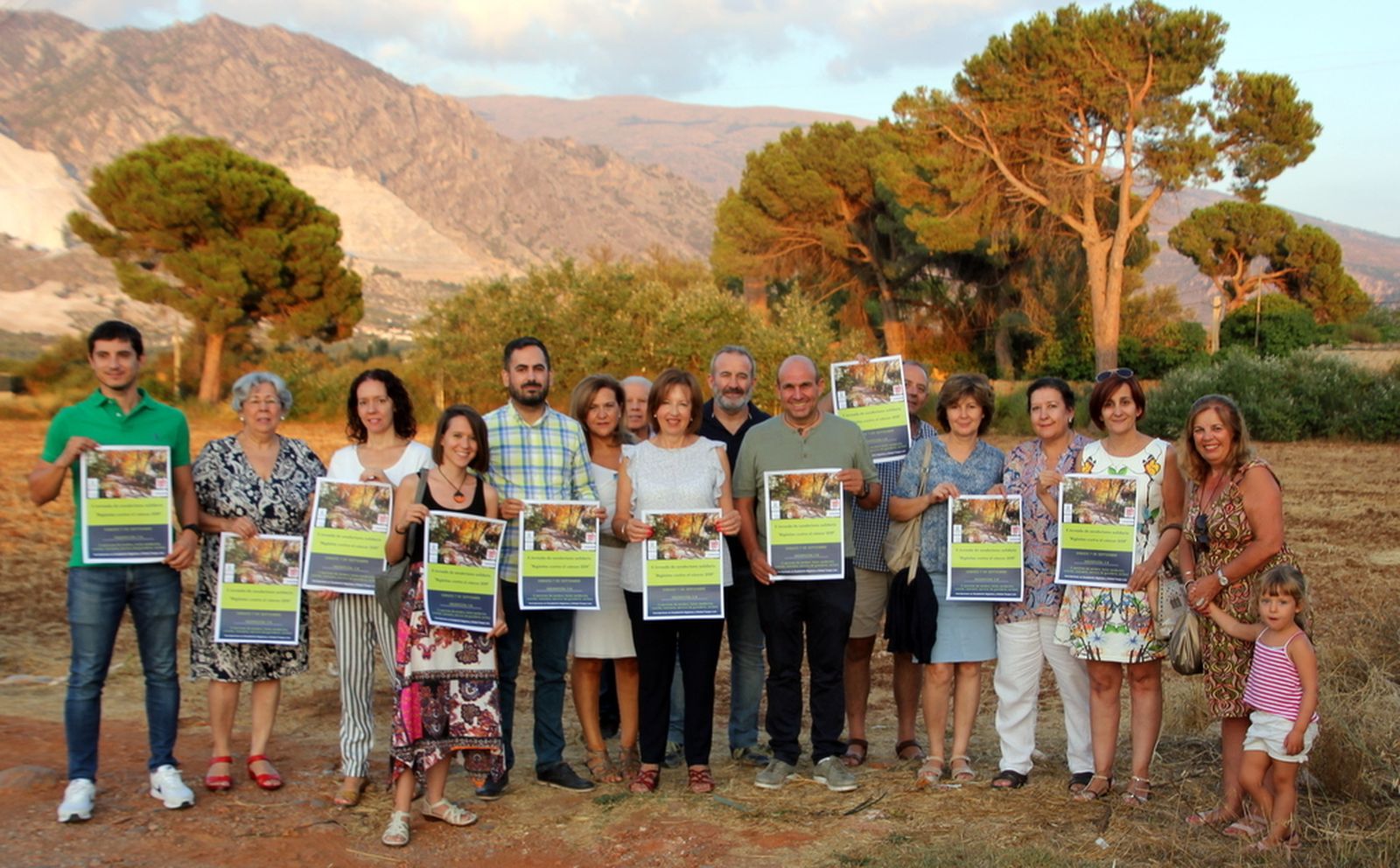 Imagen de la presentación de las caminatas solidarias contra el cáncer en Nigüelas