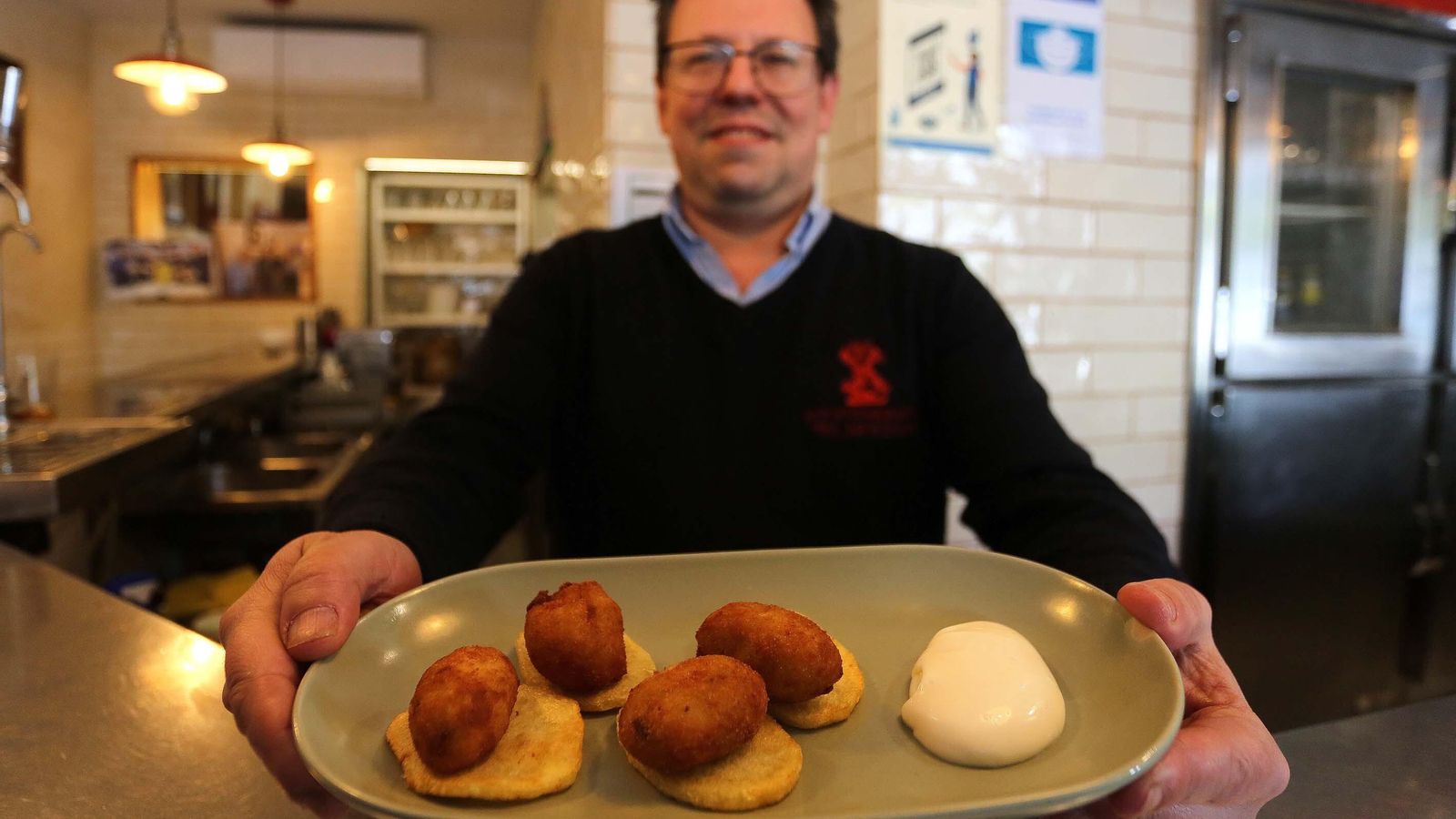 Ración de croquetas en El Molino Ración de croquetas en El Molino