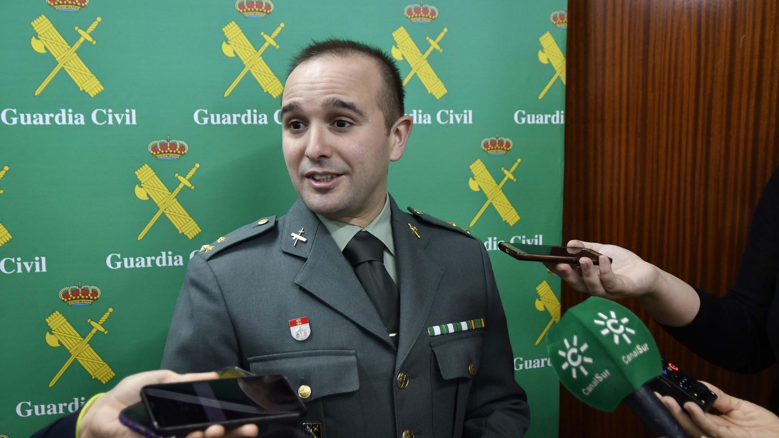 El capitán José María Zalvide, de la Policía Judicial de la Comandancia de la Guardia Civil de Almería.