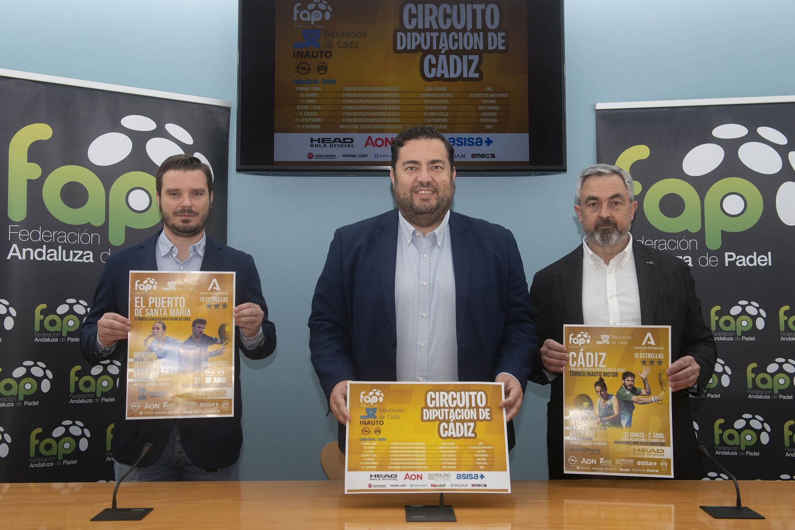 Presentación del Circuito de Pádel Diputación de Cádiz.