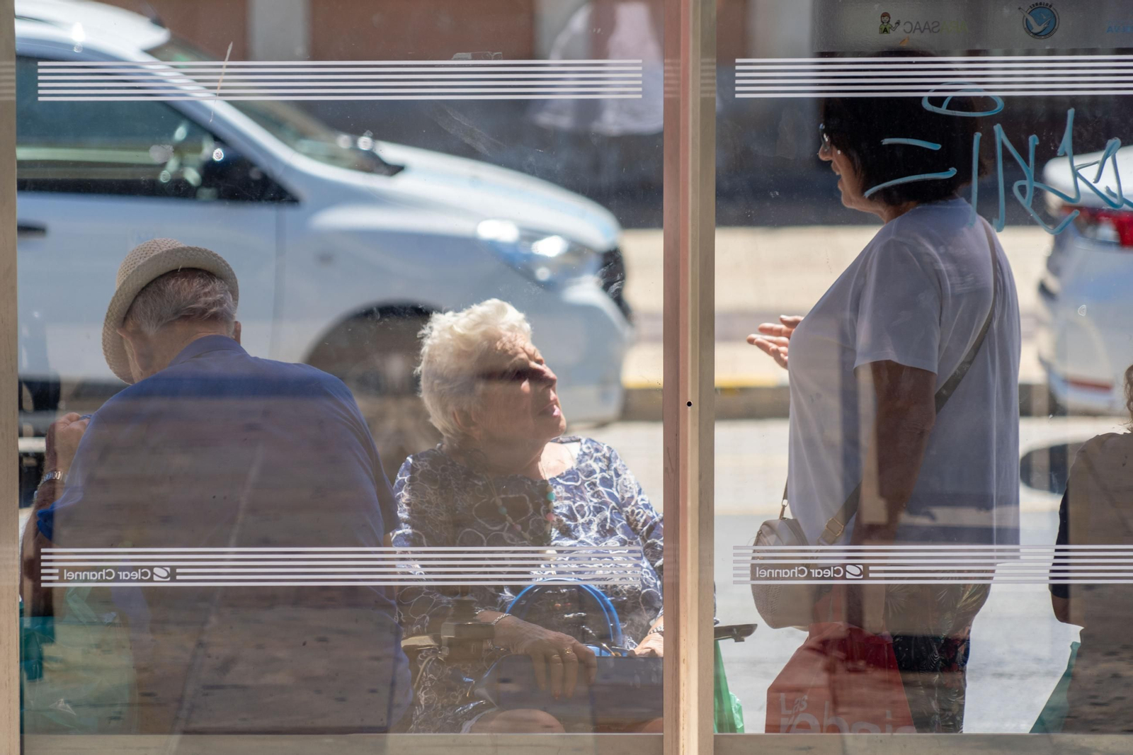 La Plaza del Mercado de Huelva, animado rincón de la vida cotidiana,