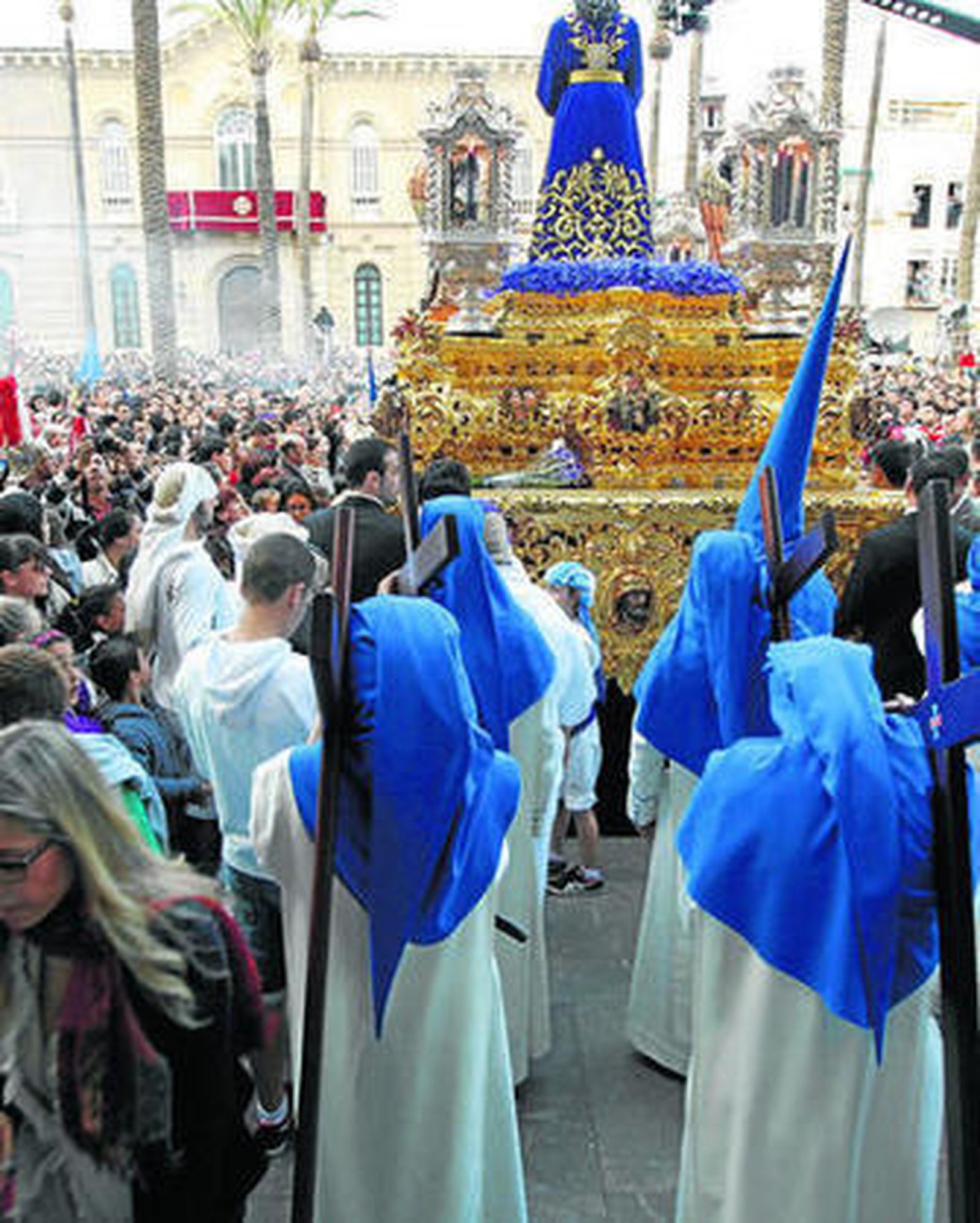 Nuestro Padre Jesús Cautivo de Medinaceli en su salida procesional de este año.