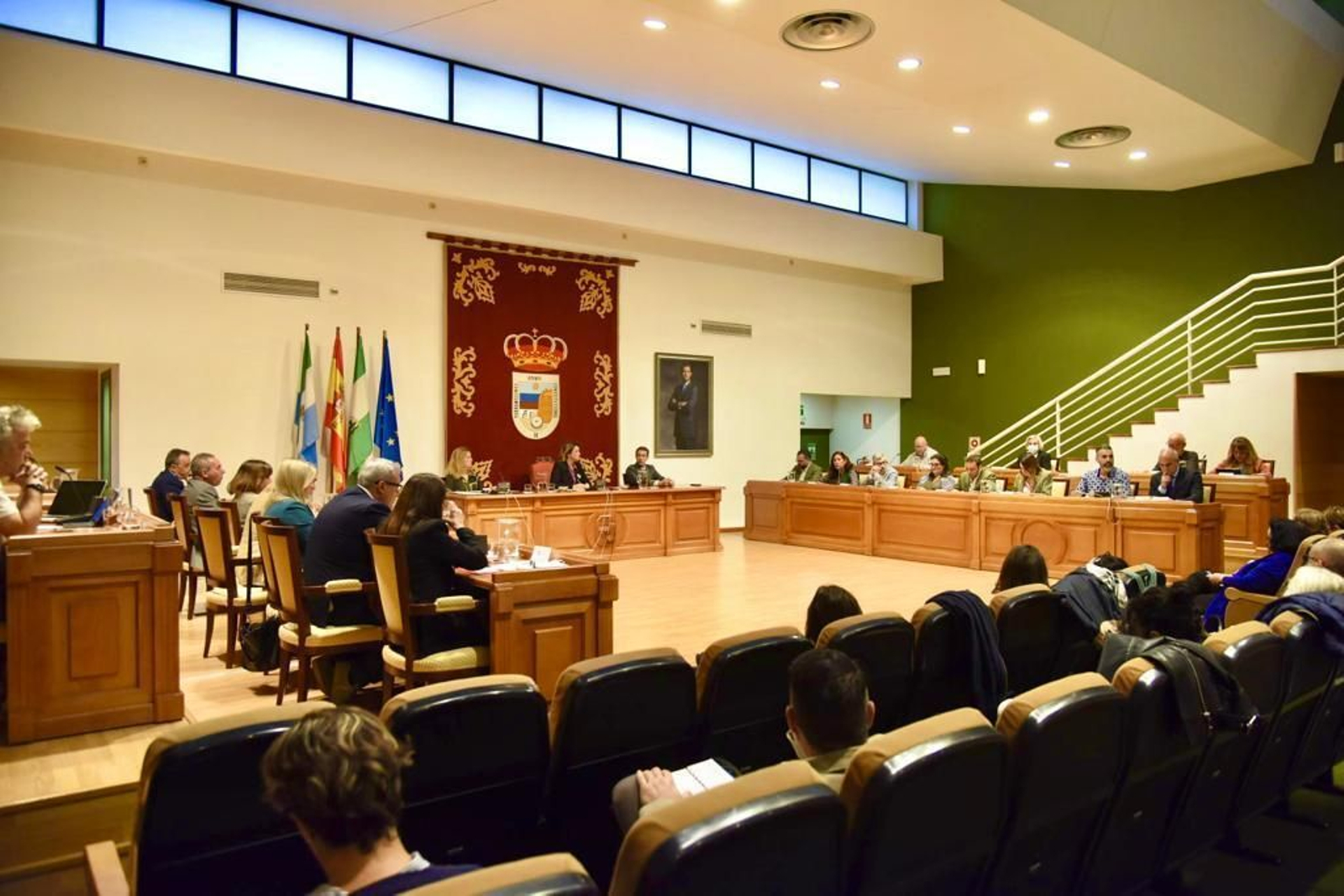 El Pleno extraordinario celebrado en el Ayuntamiento de Torremolinos.