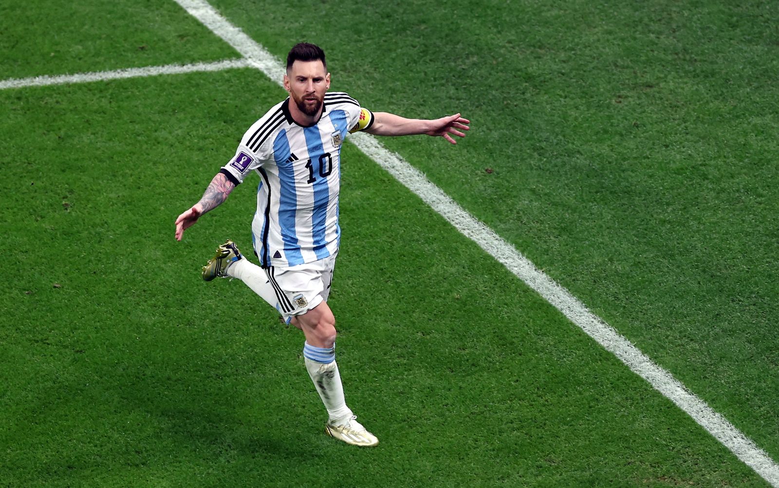 Las fotos de Messi contra Croacia
