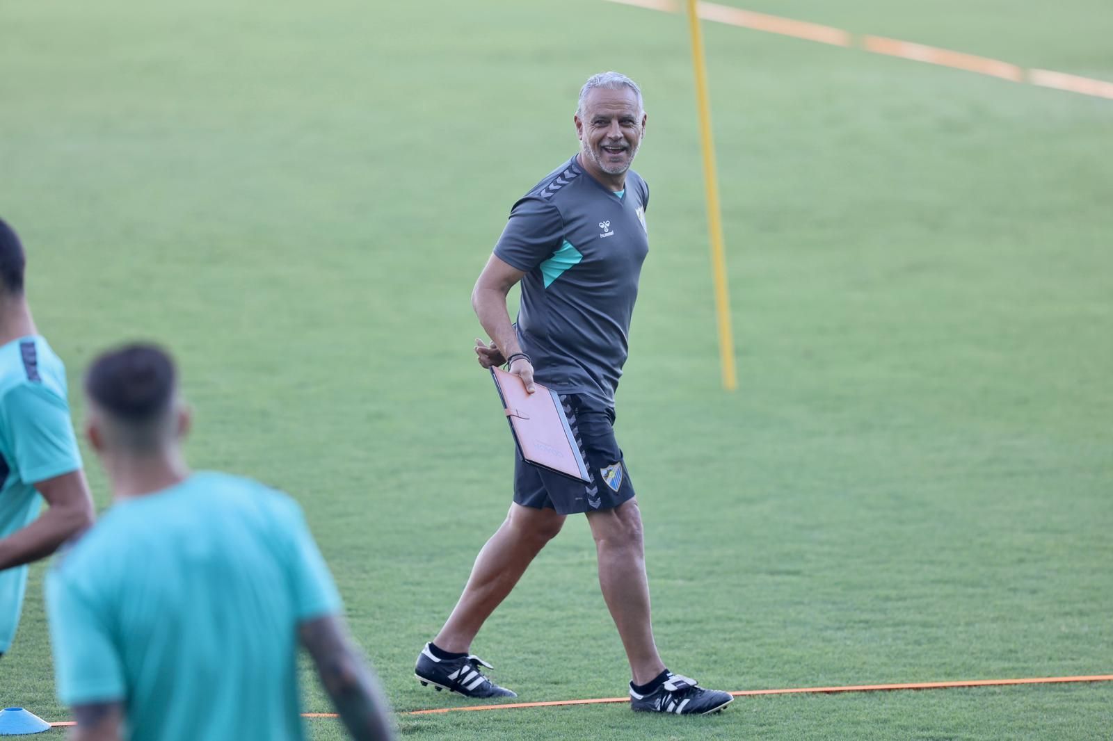 El Málaga CF prepara con buen ambiente el duelo ante el San Fernando