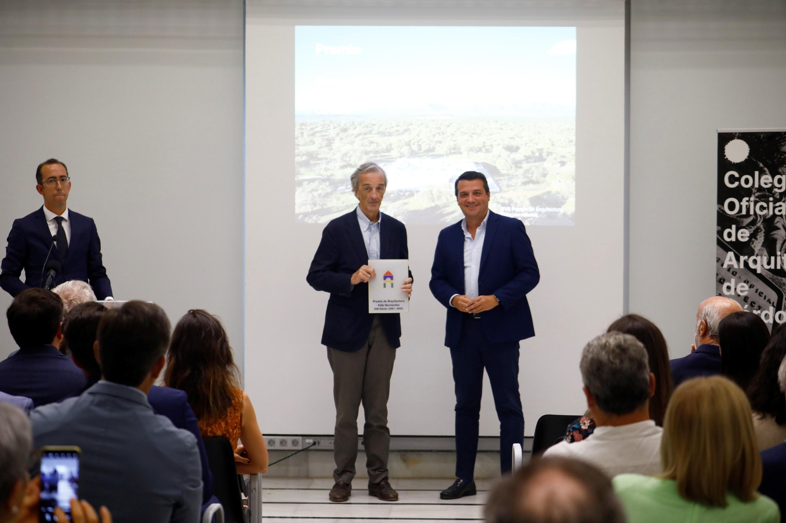 La entrega de los XVII Premios Félix Hernández del Colegio de Arquitectos de Córdoba, en imágenes