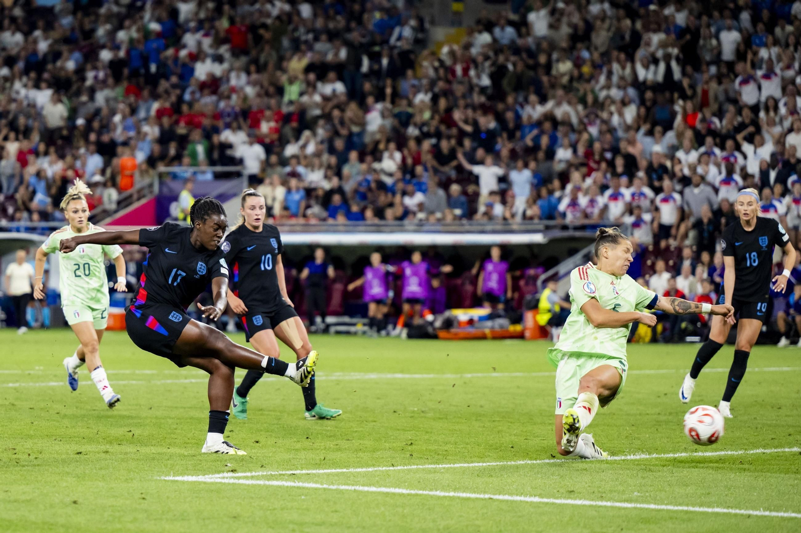 Las imágenes del Inglaterra-Italia