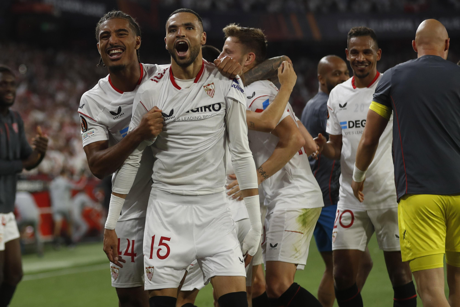 Las fotos del Sevilla-Manchester