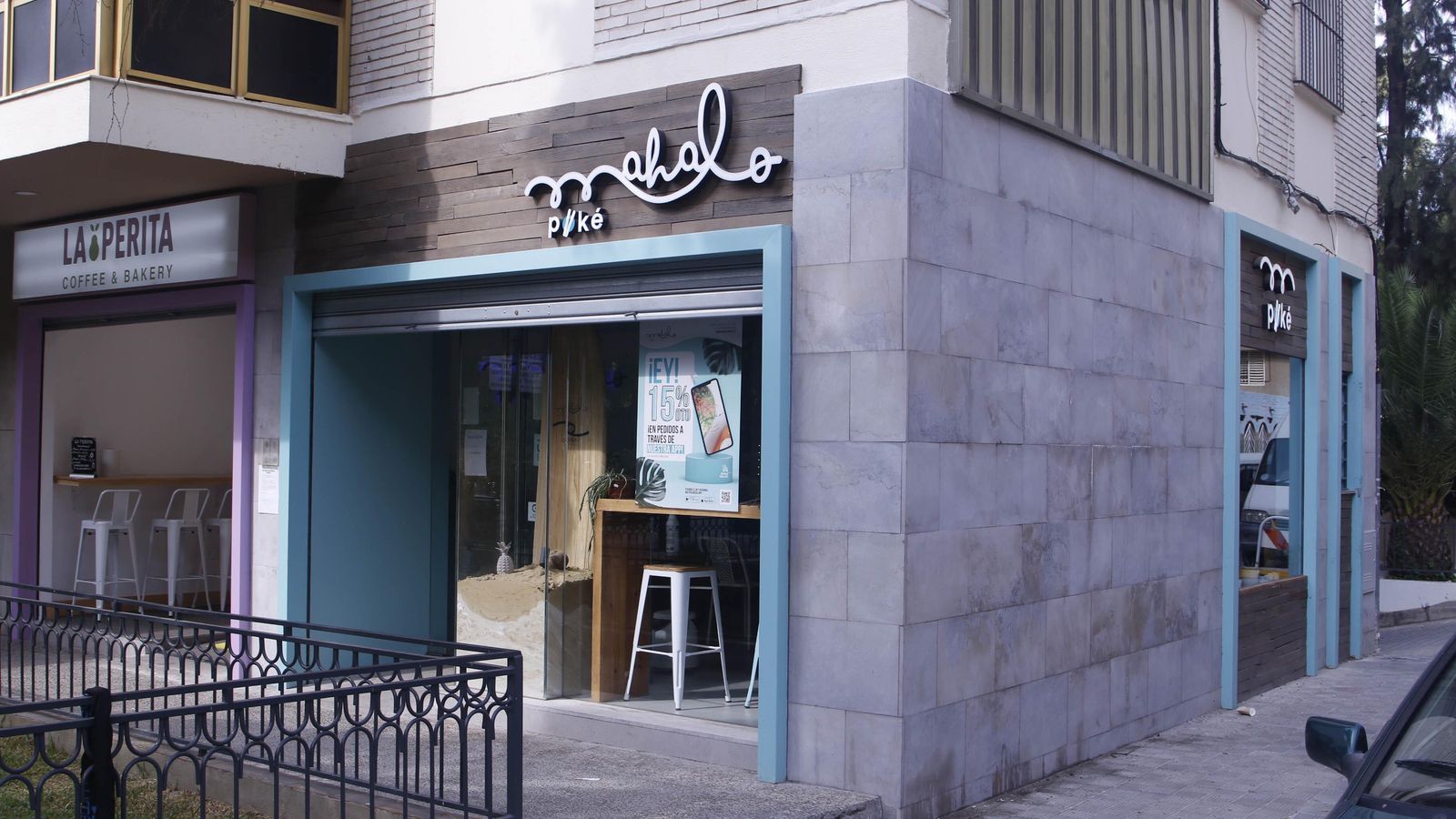 Fachada de la tienda