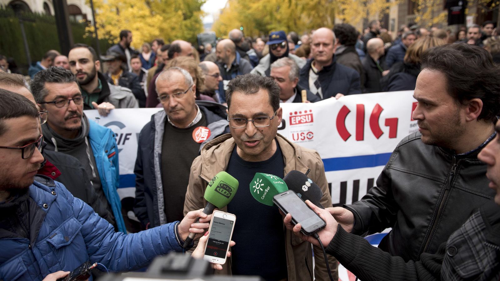 El secretario de la Junta de Personal, Francisco Amaya