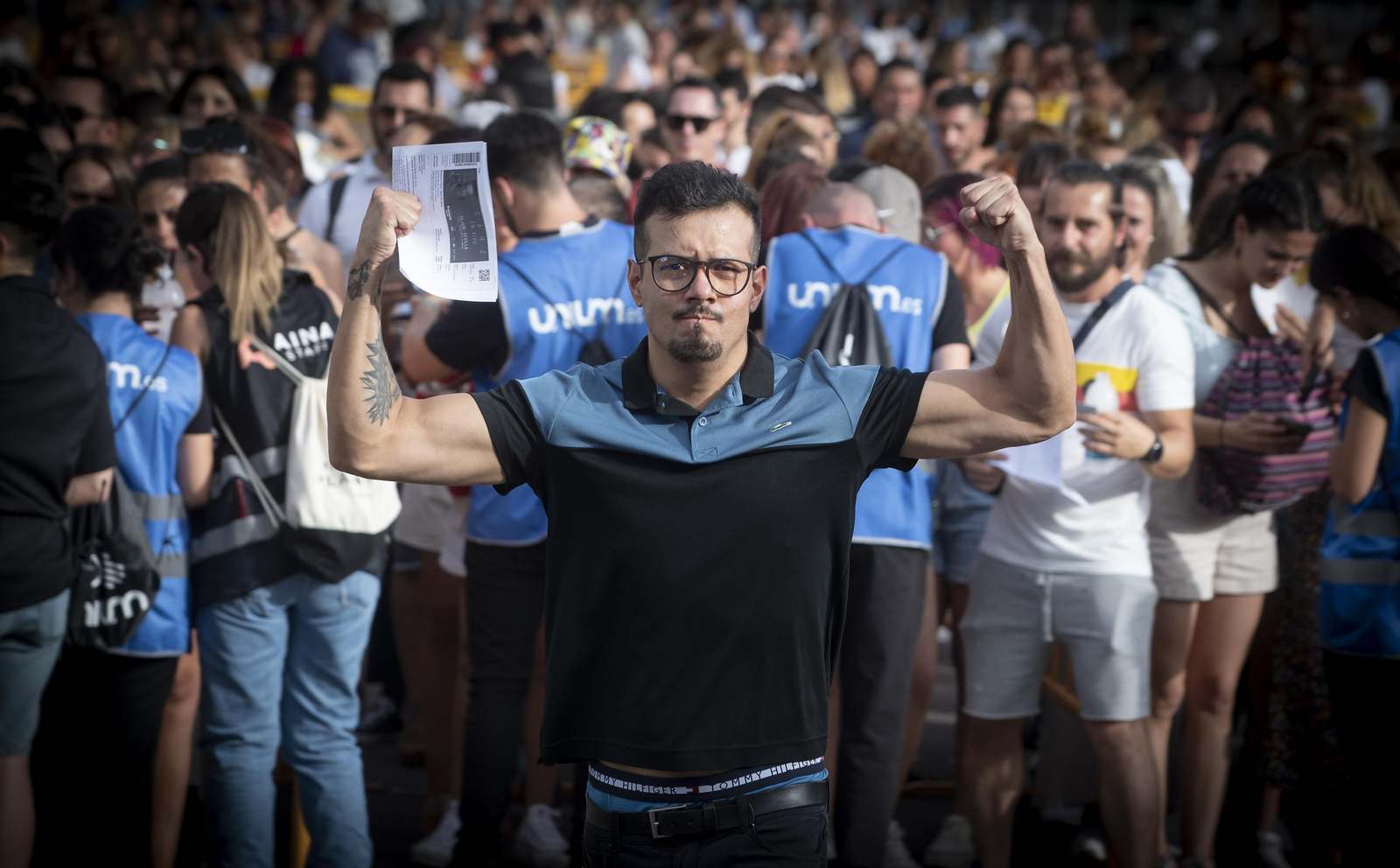 Las imágenes del ambiente en la entrada del concierto de Alejandro Sanz Las imágenes del ambiente en la entrada del concierto de Alejandro Sanz