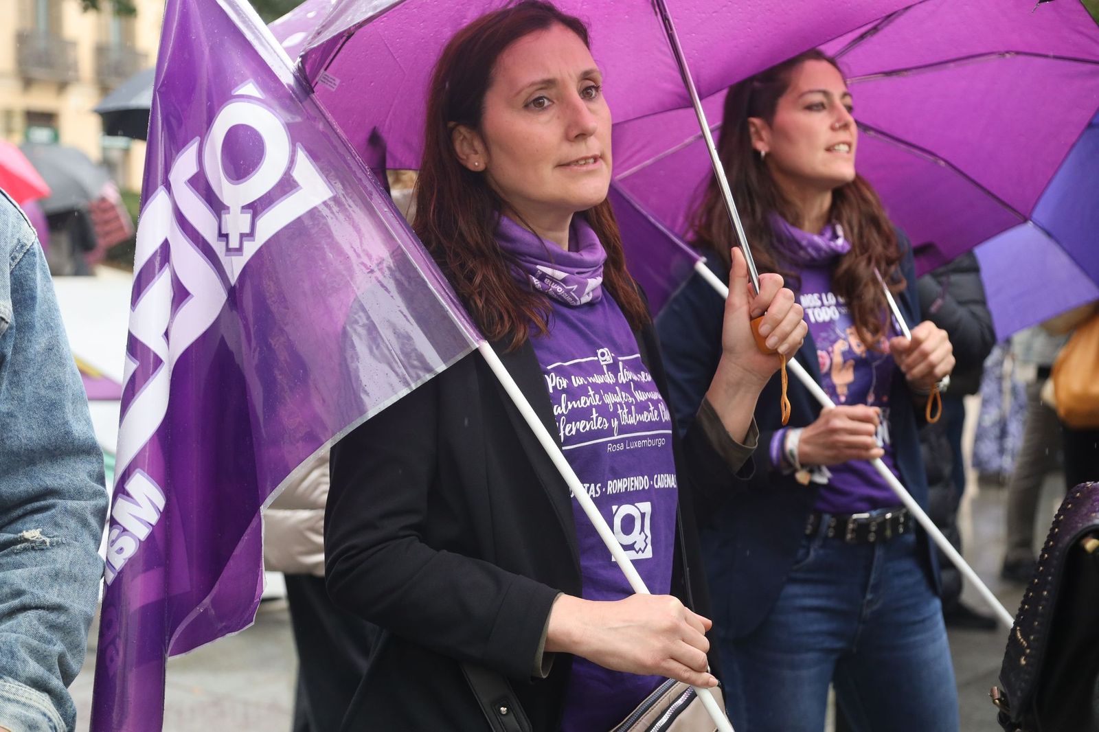 Así ha sido la concentración contra la violencia machista en Málaga