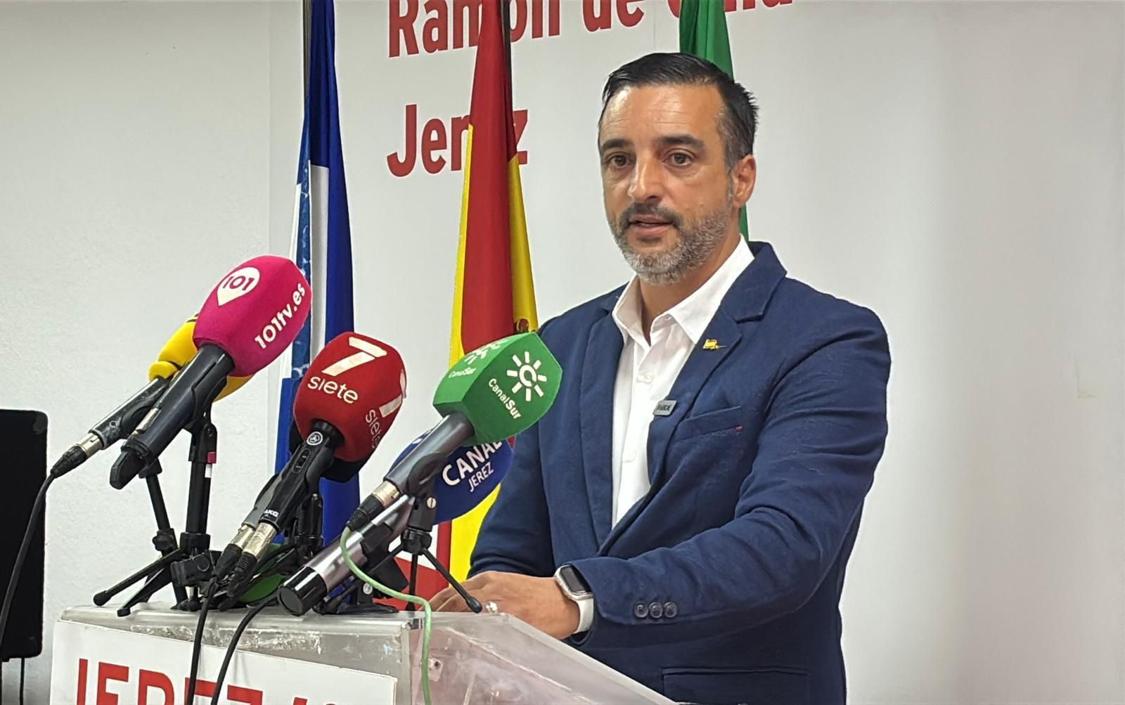 José Antonio Díaz, secretario general del PSOE de Jerez.
