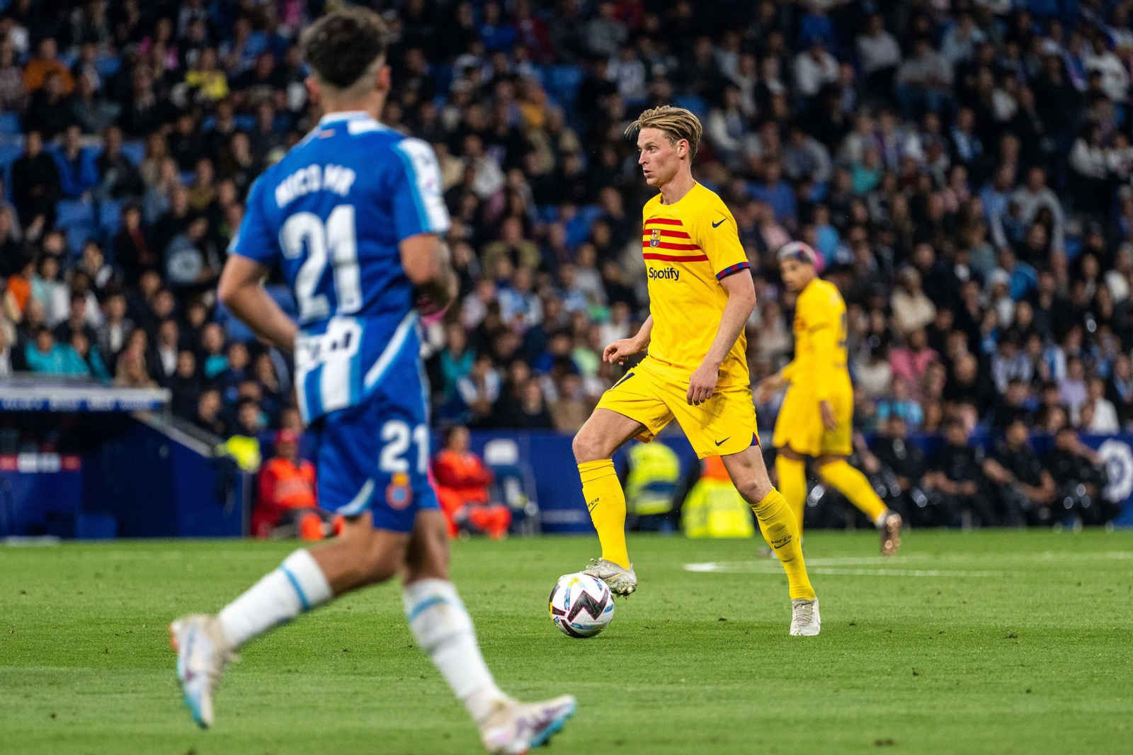 Las fotos de la celebración fallida del Barcelona ante el Espanyol