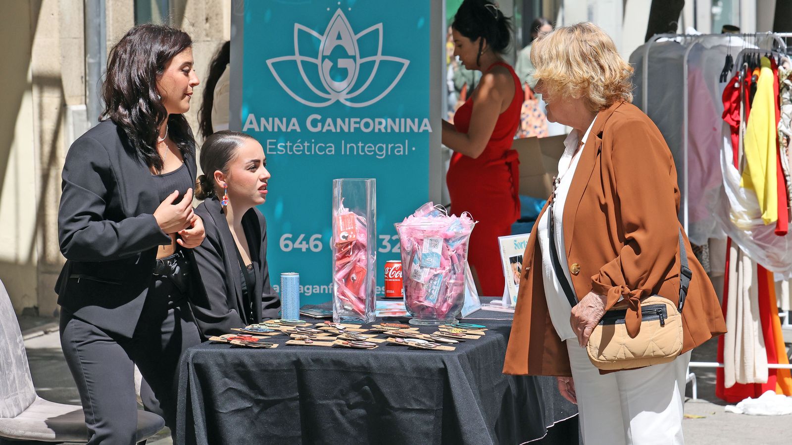 El centro de Jerez lleno este sábado