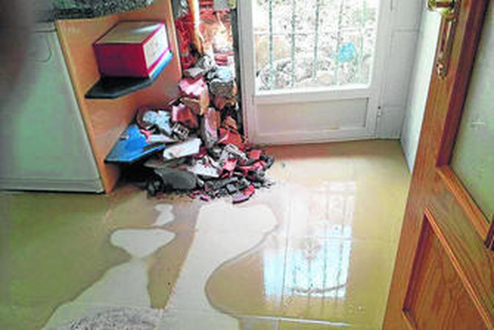 Cocina de uno de los vecinos afectados.