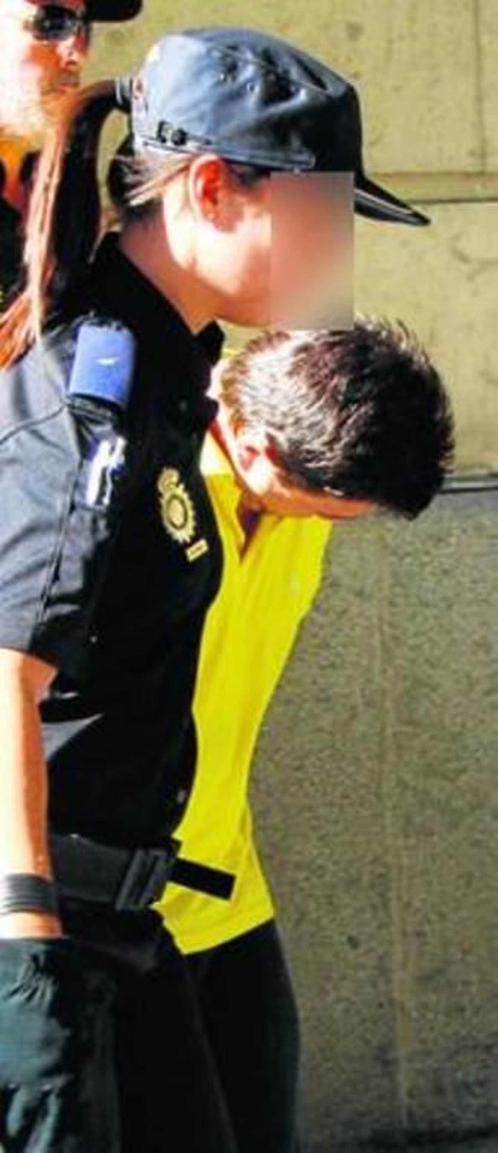 El presunto asesino, Antonio Gordillo, ayer en los juzgados.