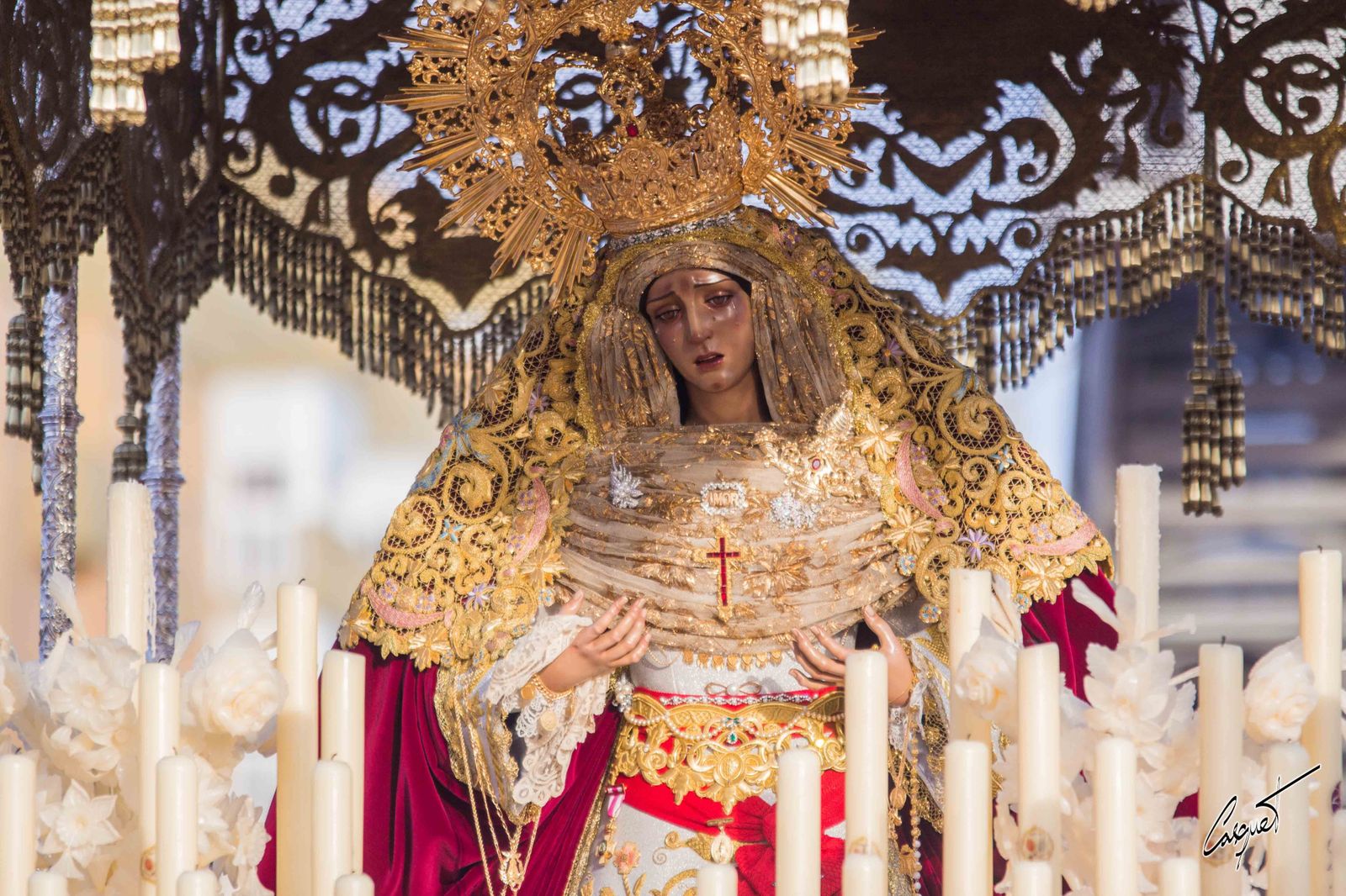 La Virgen del Amor el pasado Viernes de Dolores