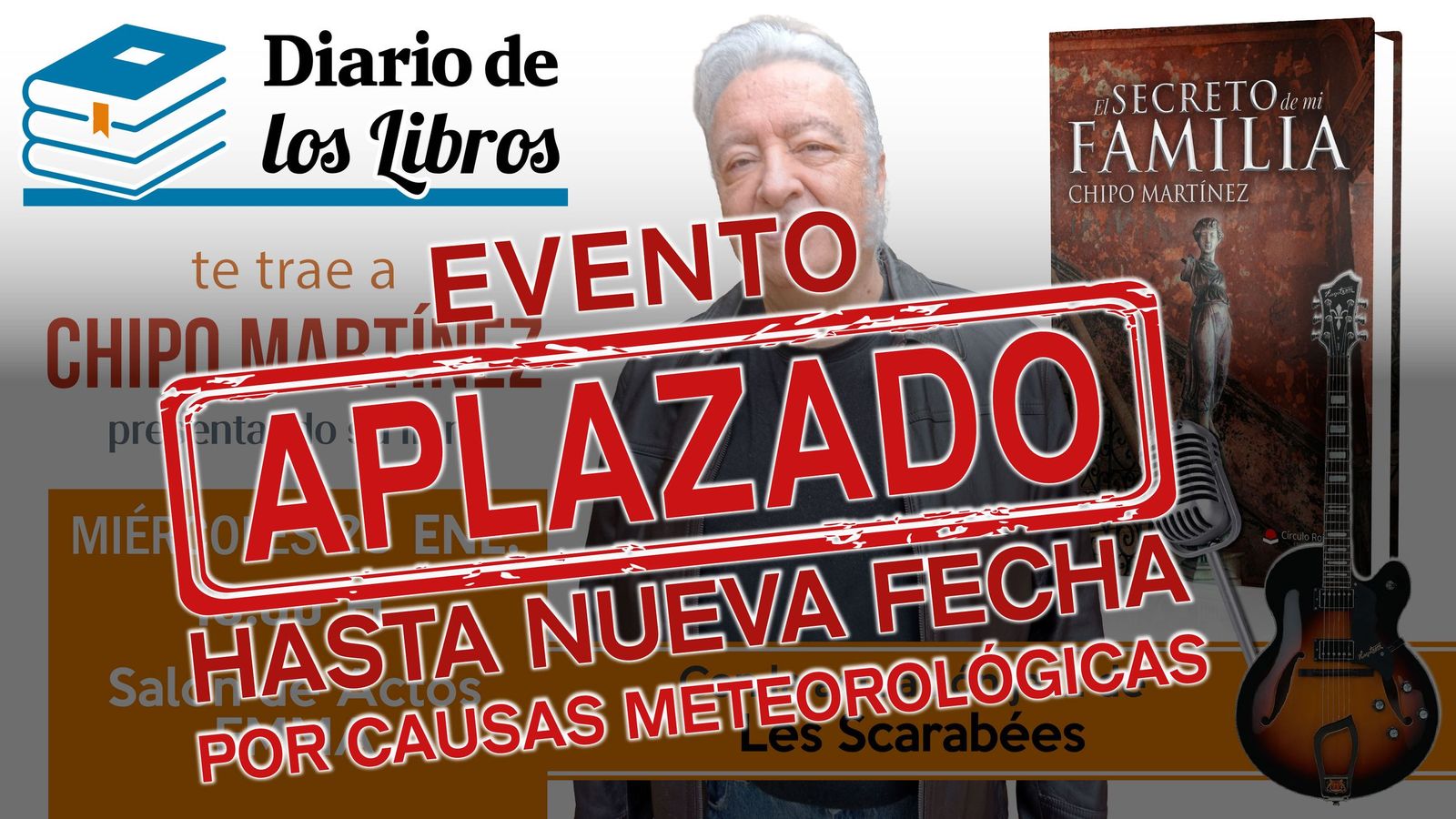 Diario de Almería aplaza la presentación de "El secreto de mi familia" de Chipo Martínez