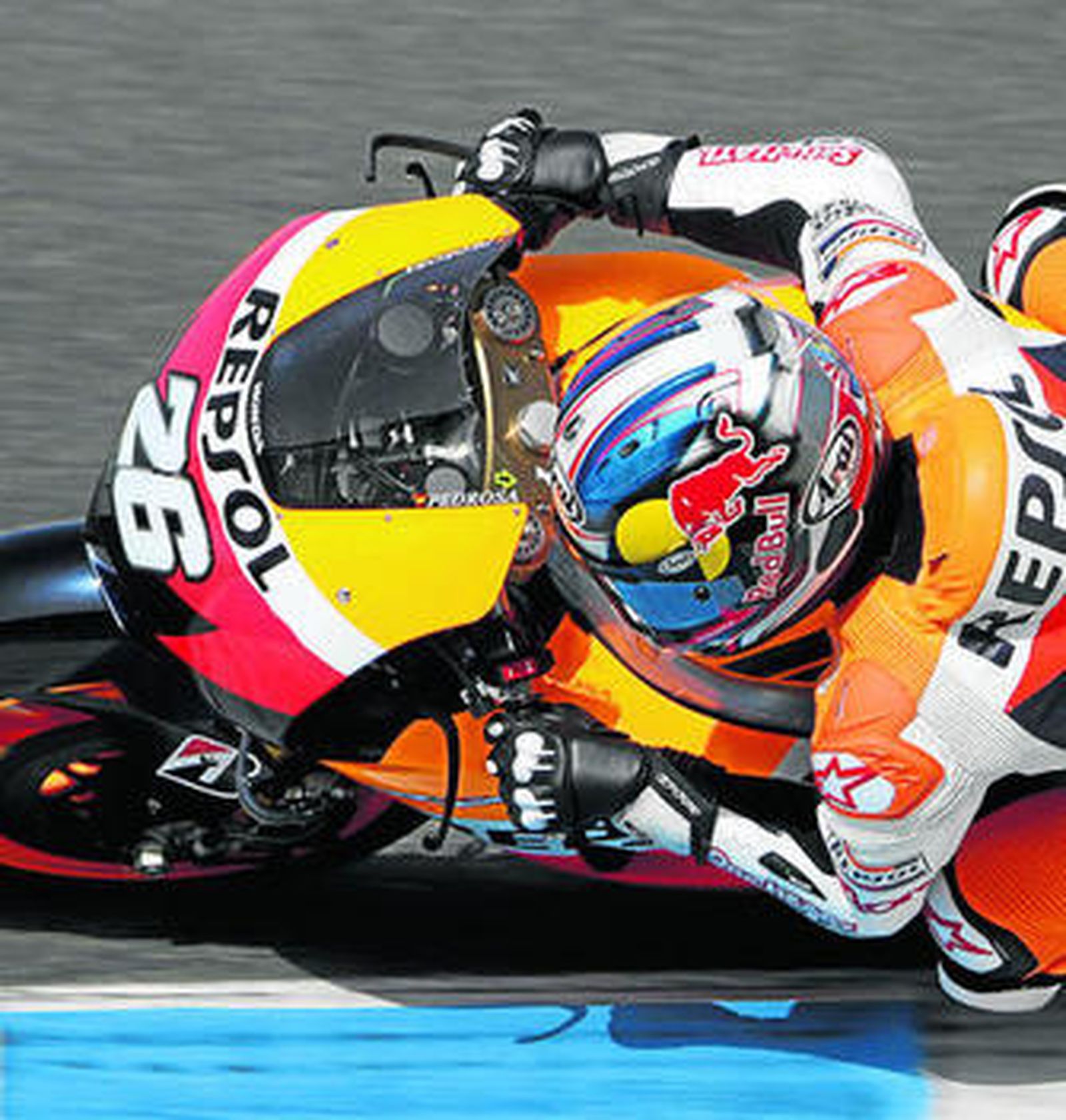 El piloto español de Moto GP Dani Pedrosa.