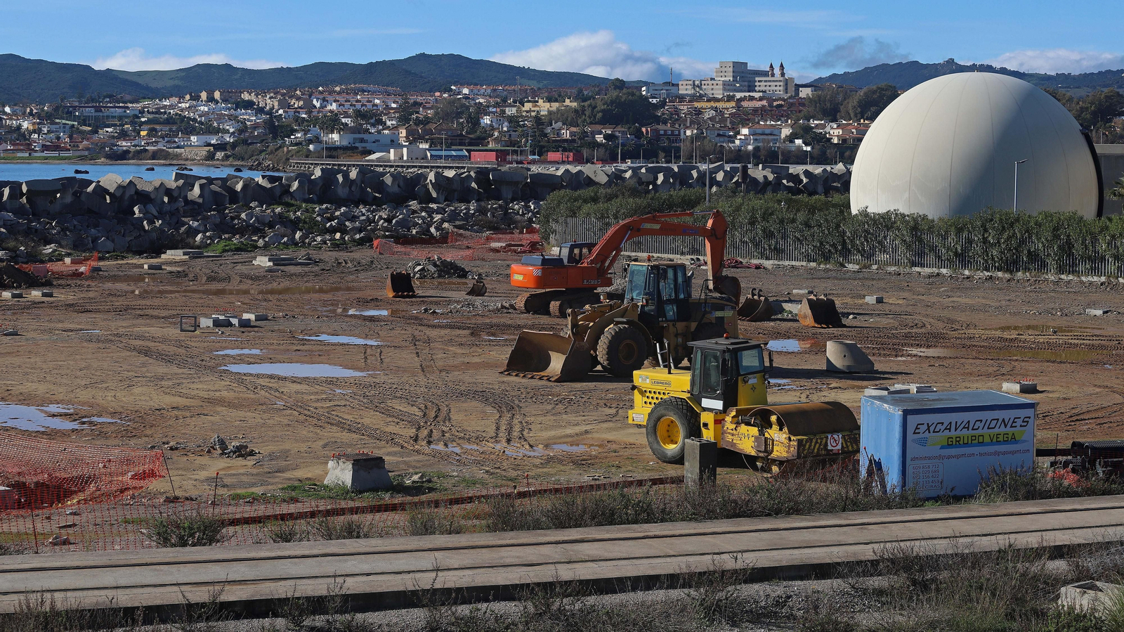 Proyecto del nuevo aparcamiento para camiones en el Puerto de Algeciras