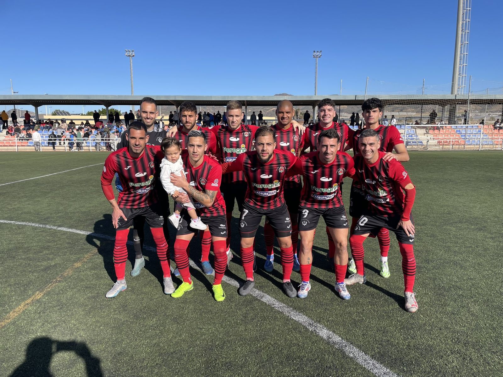 Once presentado por el conjunto rojinegro en su encuentro frente al Bala Azul de este domingo.