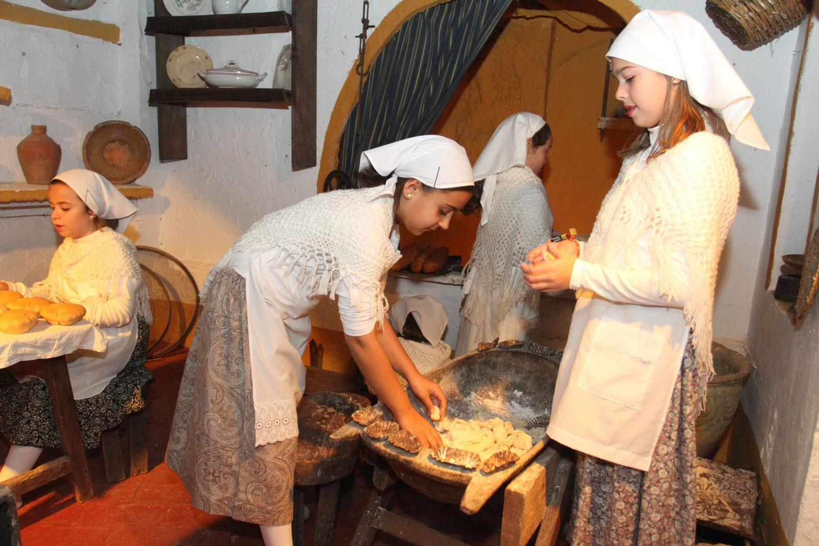 Imágenes de la inauguración del Belén viviente de Beas