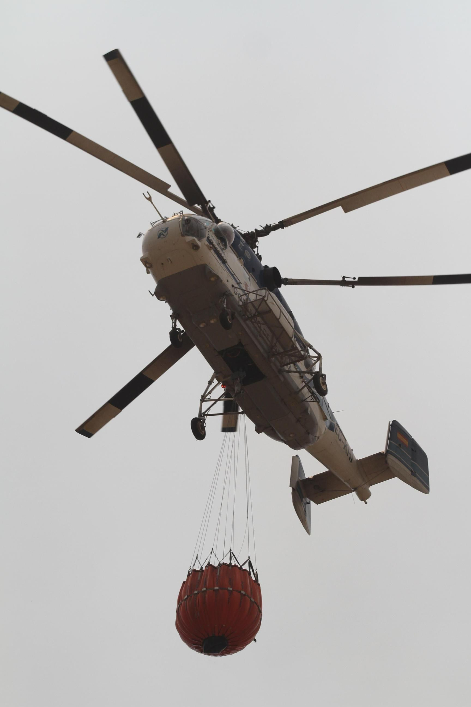 Las imágenes del incendio en Moguer y Mazagón