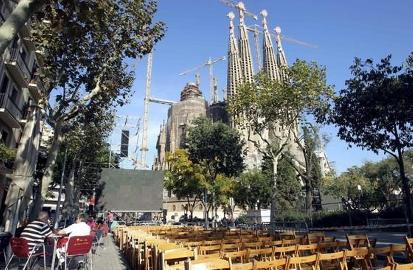 Barcelona ultima los preparativos.  Foto: EFE