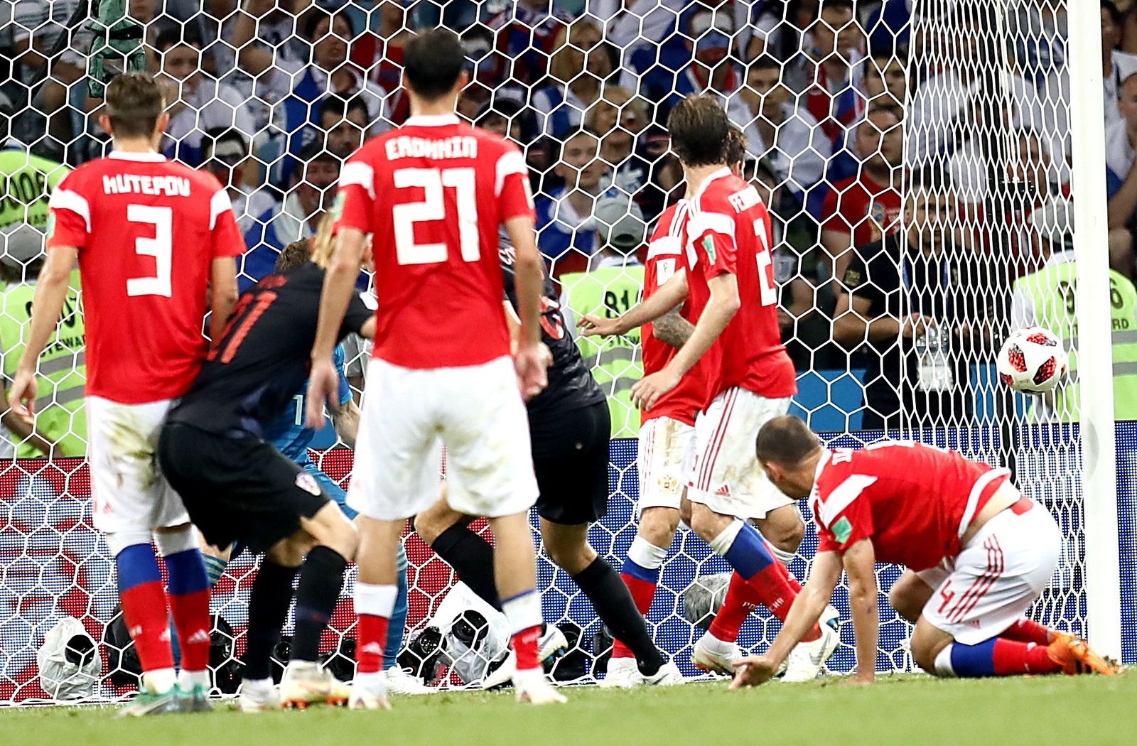 Las imágenes del Rusia-Croacia