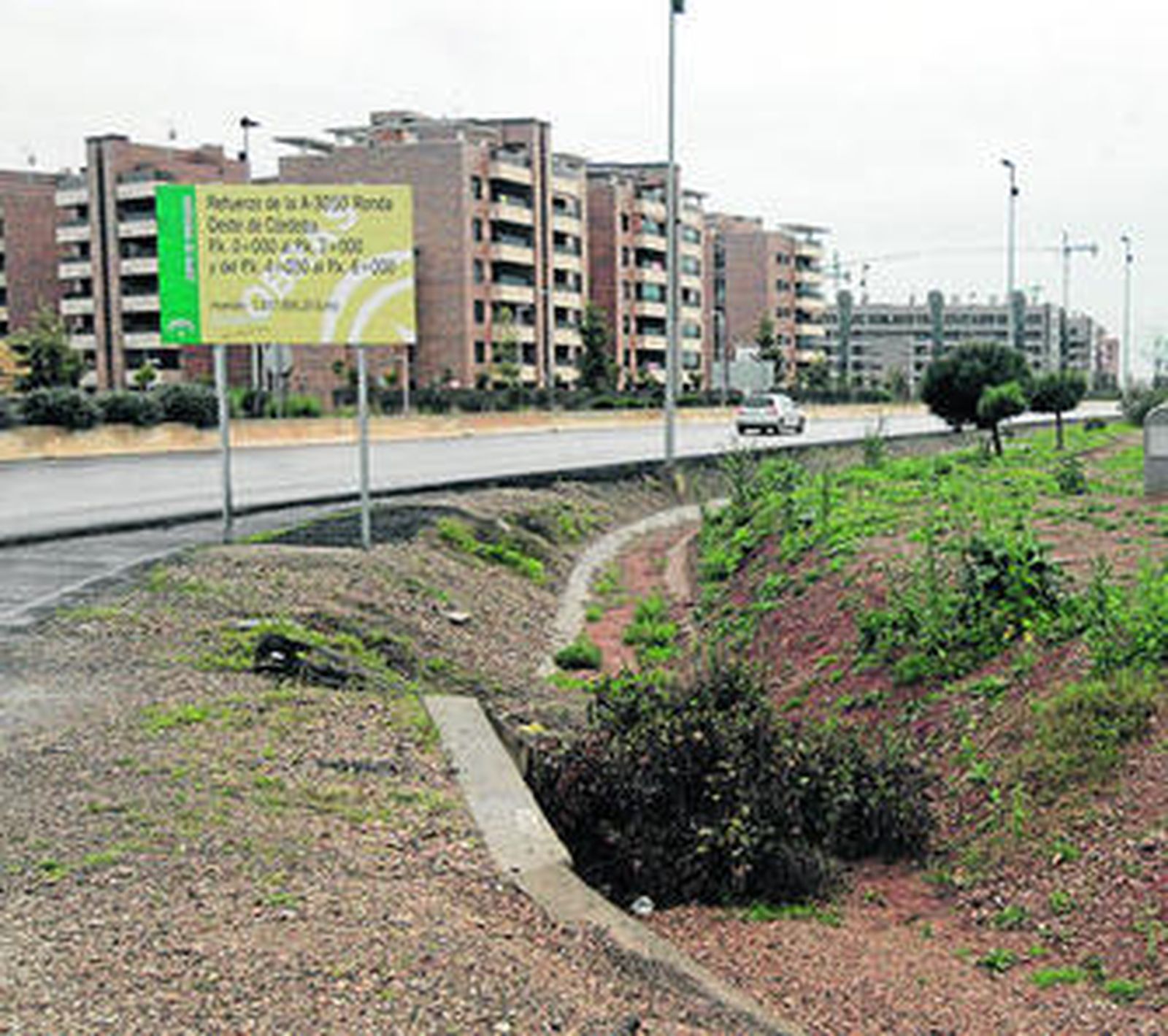 Terrenos sobre los que se construirá la Ronda Norte.