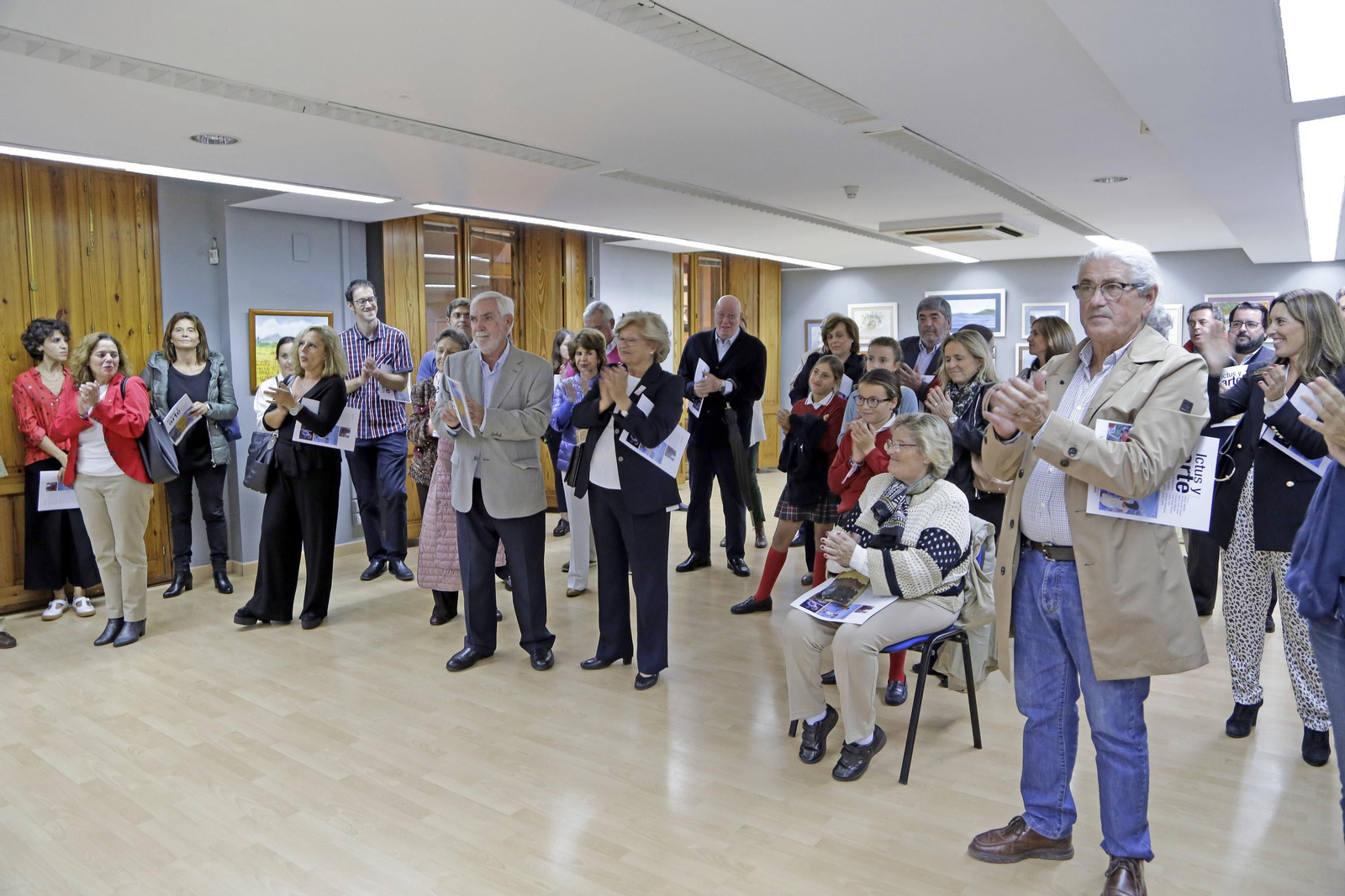 Inauguración de la exposición 'Ictus y Arte' en sala Arte a Diario
